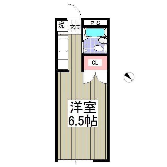 スペースぬるみず 108号室 間取り