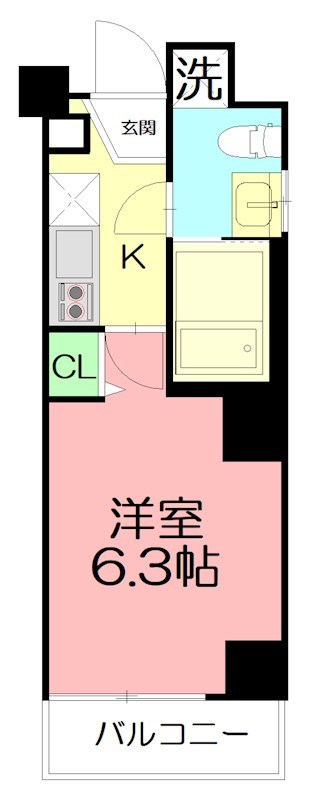 竹風六番館  間取り
