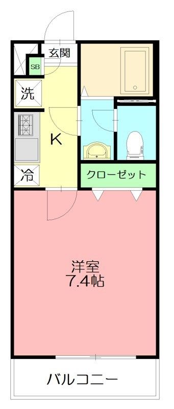 リブリ・踊場 303号室 間取り