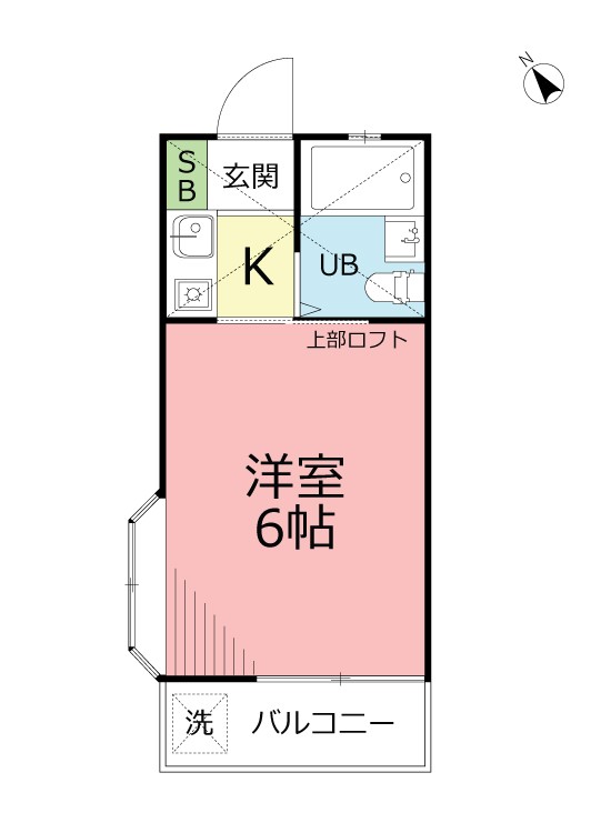 パークハイツ 205号室 間取り