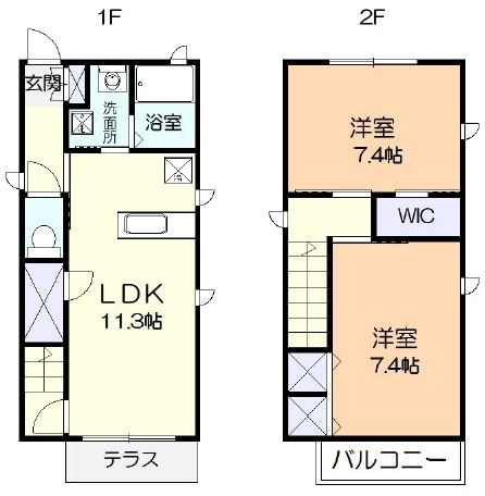 メゾン・ナンバラC 間取り