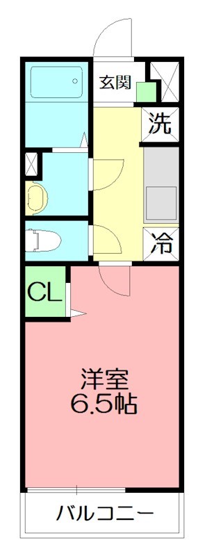 リブリ・テラ 105号室 間取り