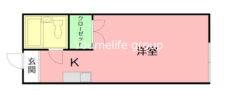 スペース松蓮寺 102号室 間取り
