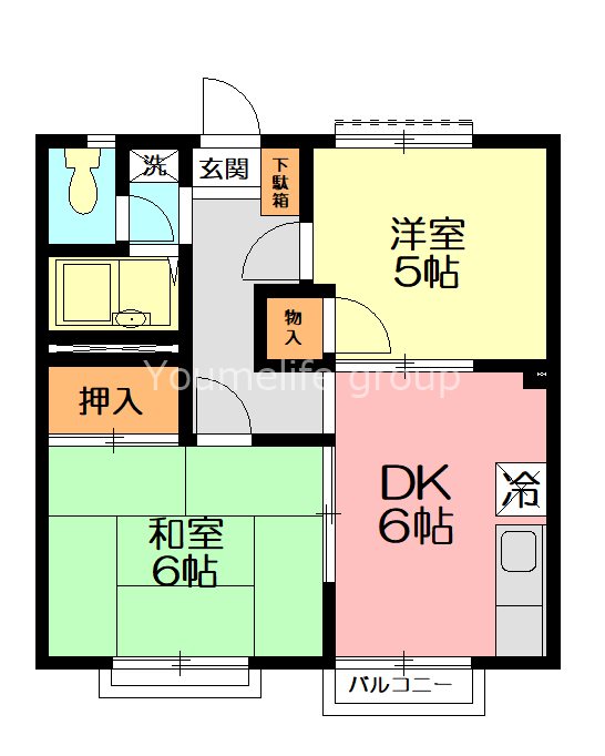 エステートピアひばりヶ丘 202号室 間取り