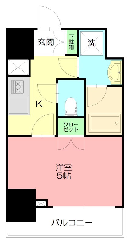 GRANDREVE横濱Ⅱ 1104号室 間取り