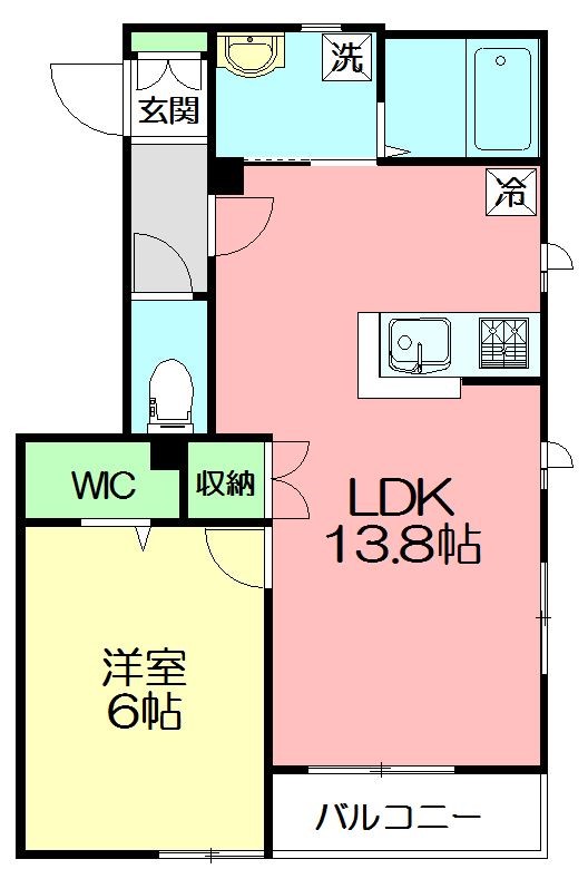 ロア　六道乃辻 202号室 間取り