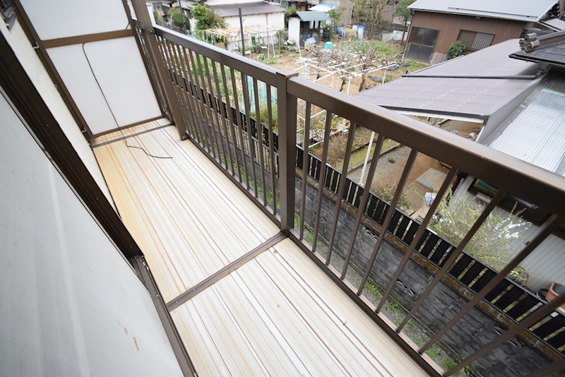 コンフォール栢山 ベランダ