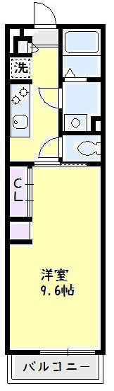 リブリ・桃浜町 302号室 間取り