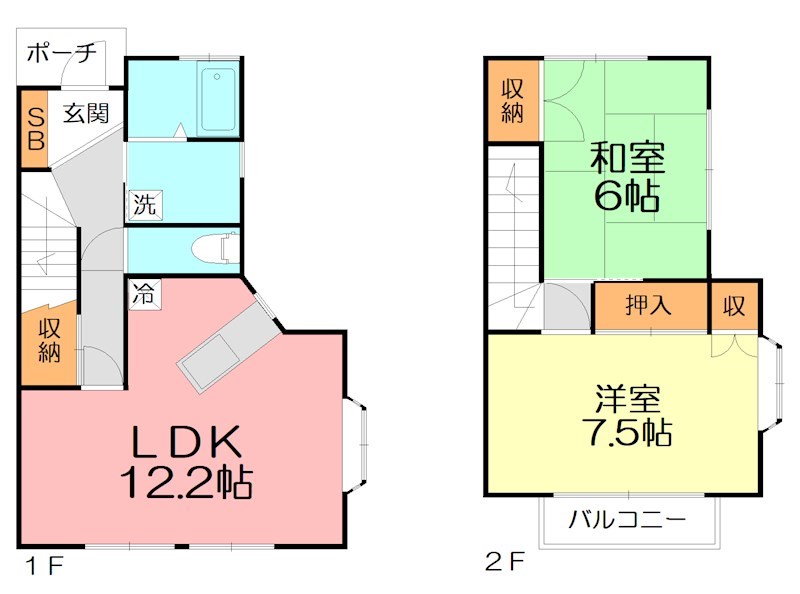 桐山テラスハウス 間取り