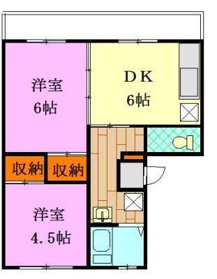 山口マンション  間取り