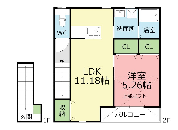 Forest sage(フォレストサージュ) 202号室 間取り