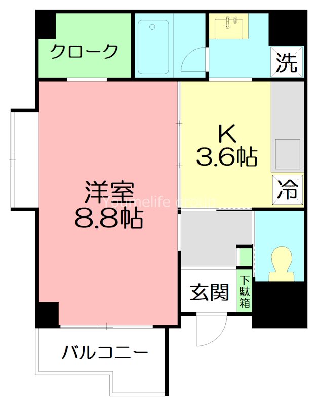 山立ビル 202号室 間取り