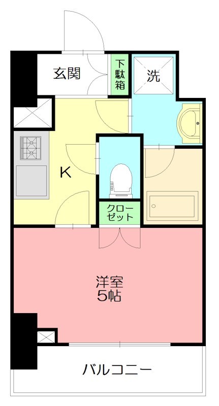 GRANDREVE横濱Ⅱ 502号室 間取り