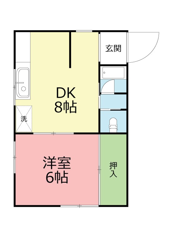 ハイツ二宮 間取り
