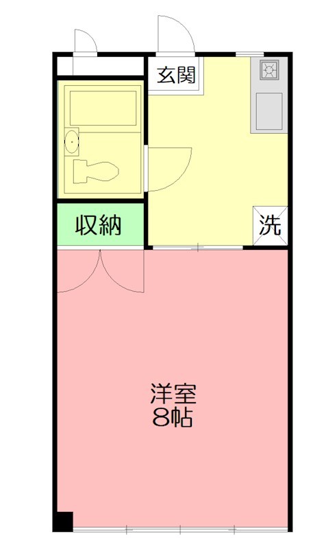 ワコービル 305号室 間取り