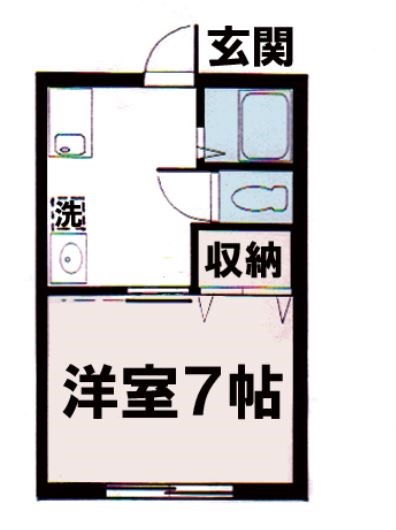 サンハイツS 105号室 間取り