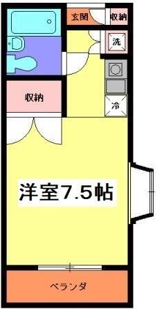 アーバンビュー 101号室 間取り