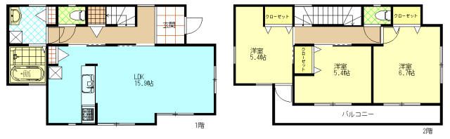 クレシアＣ 間取り