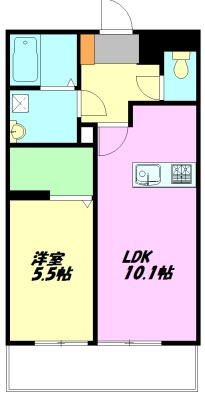 ピーノ湘南 303号室 間取り