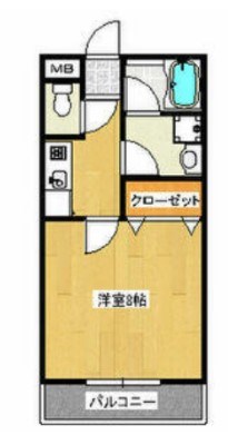 小雀レジデンス 105号室 間取り