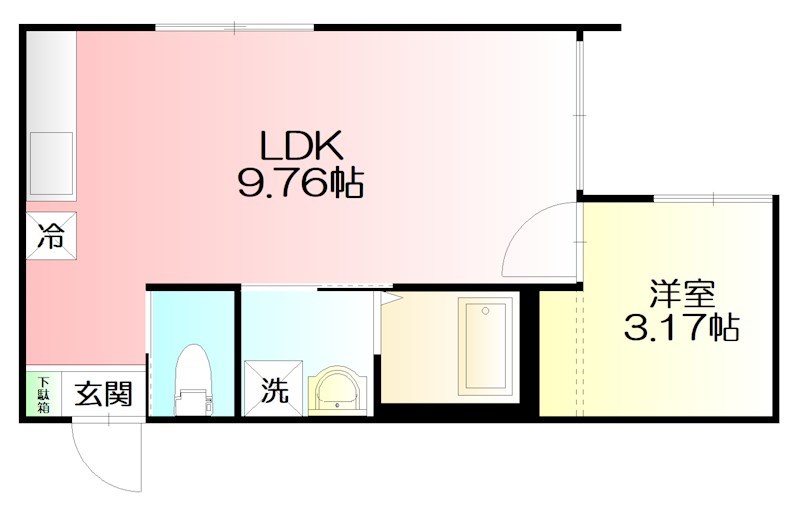 パティオ湘南 102号室 間取り