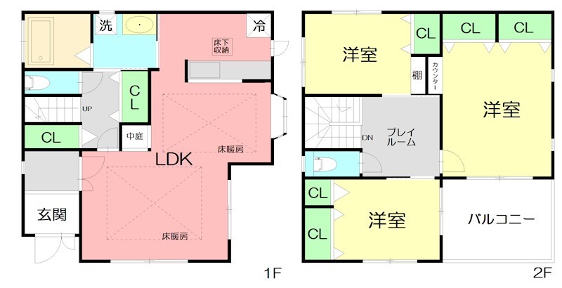 平塚4丁目戸建 間取り