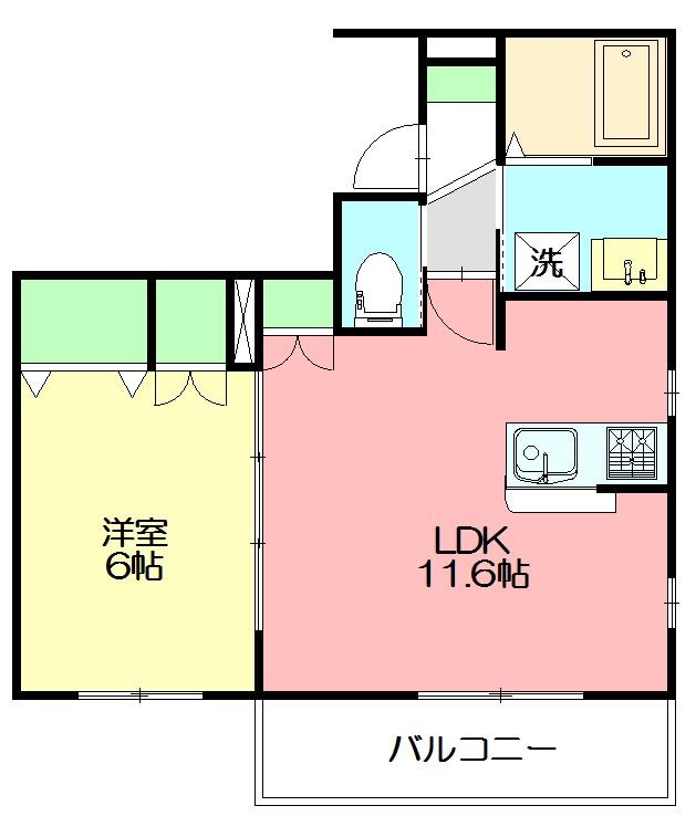ＪＩＪＩ湘南 103号室 間取り