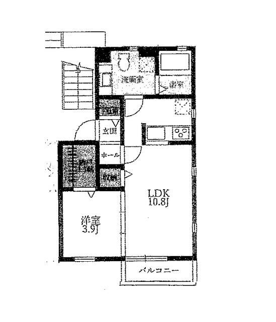 エストレラ馬入本町 201号室 間取り