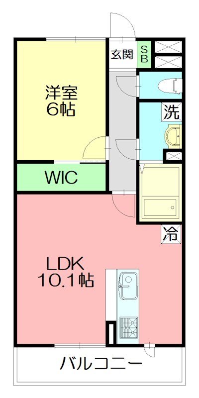BLESS戸塚弥生台 302号室 間取り