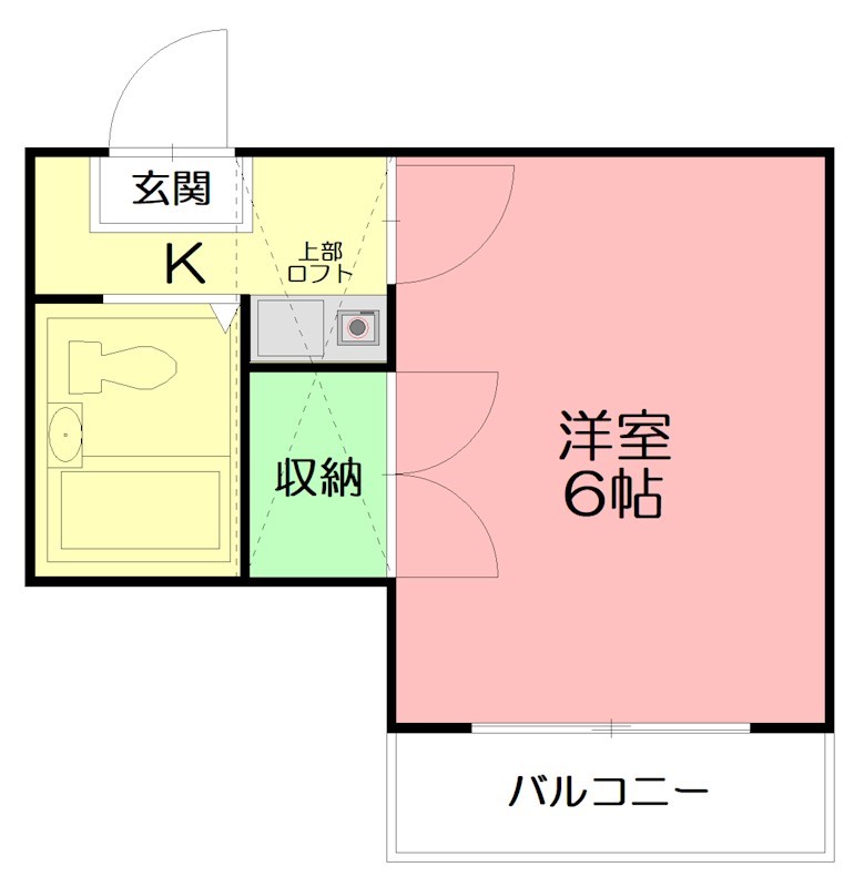 WH-G 206号室 間取り