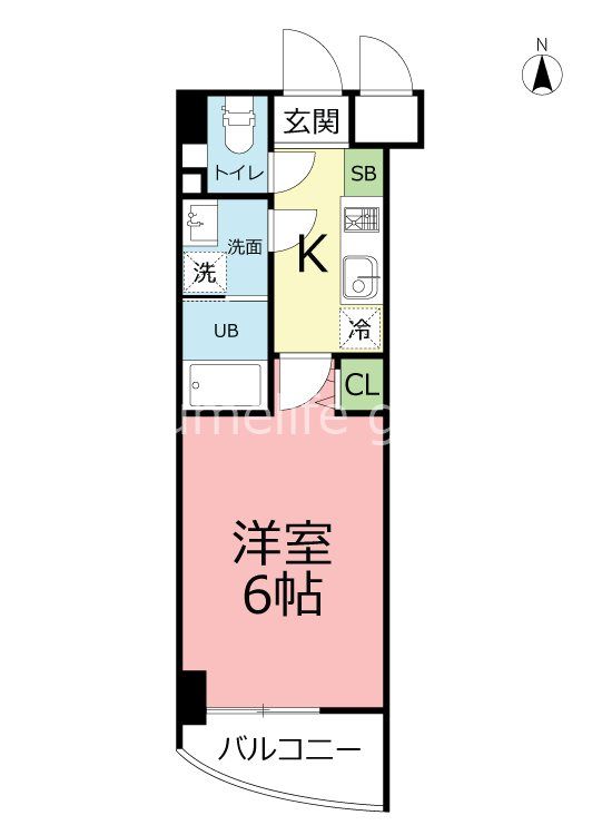 ビュークロス湘南  503号室 間取り