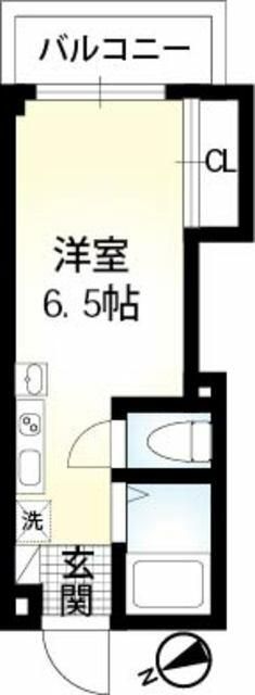 ＬＩＶＥ　ＣＯＵＲＴ　東海大学前 208号室 間取り