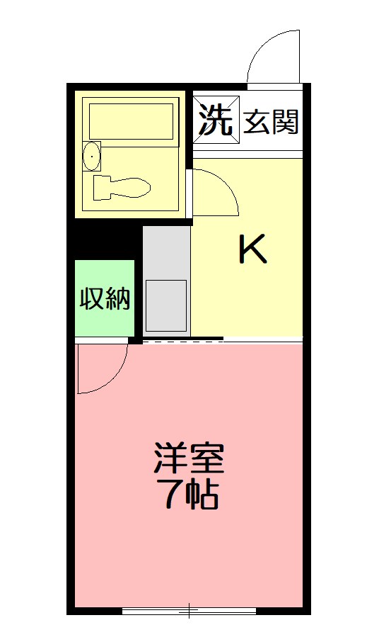ビューハイツ 203号室 間取り
