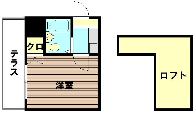 アンプルール湘南平塚 208号室 間取り