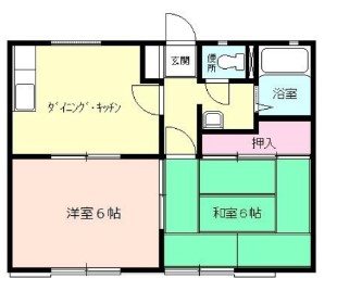 ベイシティメゾンⅢ 103号室 間取り