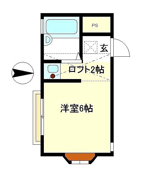 ルーチェ湘南 103号室 間取り