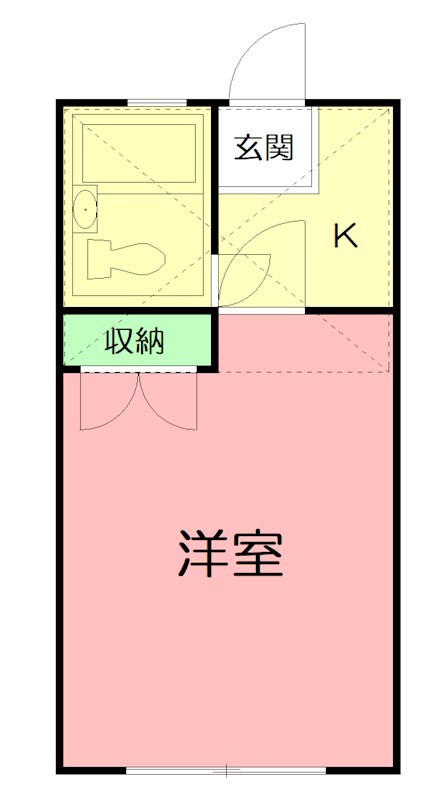 ＲＡＲＡ伊勢原 203号室 間取り