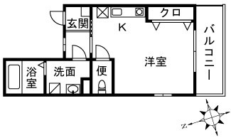 LEGEND(レジェンド) 102号室 間取り