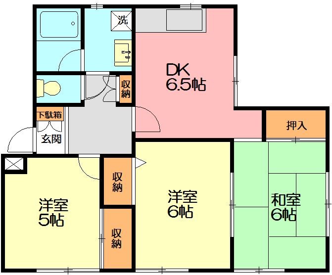ガーデンハウス元町 205号室 間取り