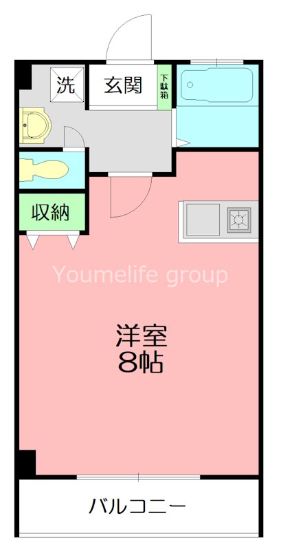 コーポ産興桜台Ⅱ 503号室 間取り