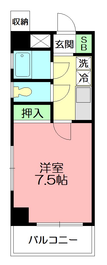 シンフォニア・Ｆ 601号室 間取り