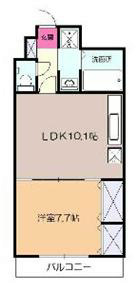 グラシューズ 303号室 間取り