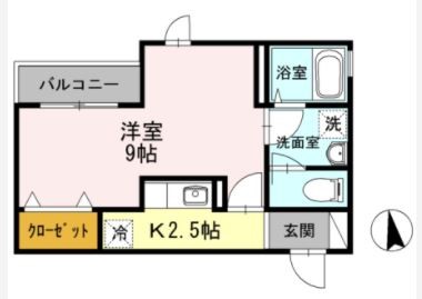 アルウス湘南 301号室 間取り