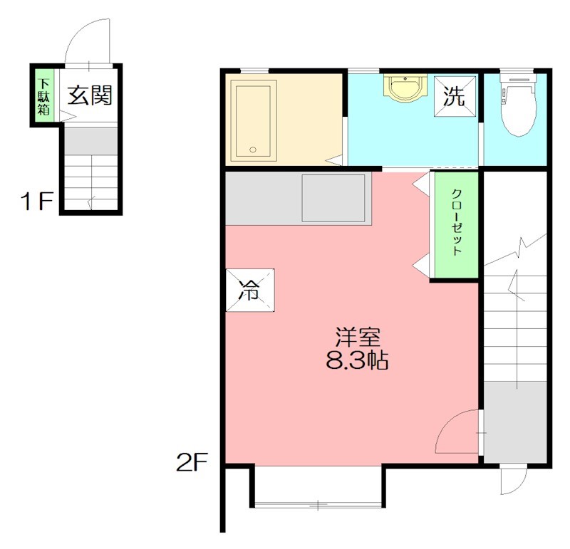 Future First 202号室 間取り