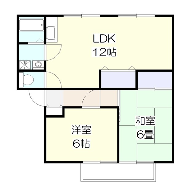 プラザ樹苑Ｂ 202号室 間取り
