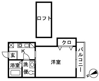 モノリス 203号室 間取り