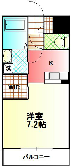グランソレイユ　二子 101号室 間取り
