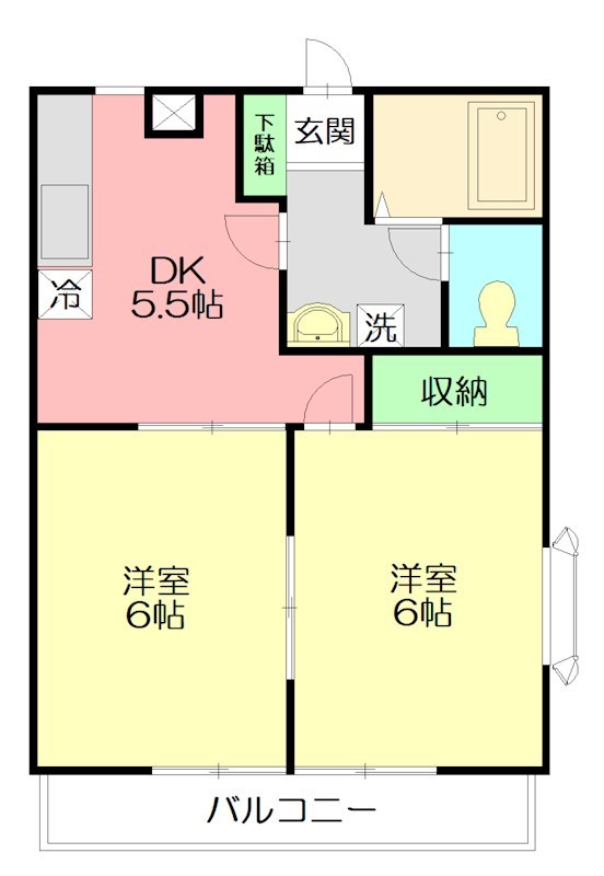 ロイヤルパレス弐番館 105号室 間取り