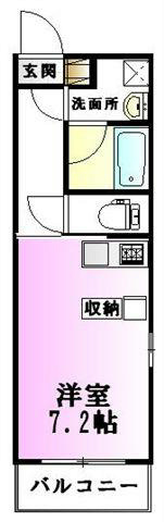 セルバ湘南 103号室 間取り