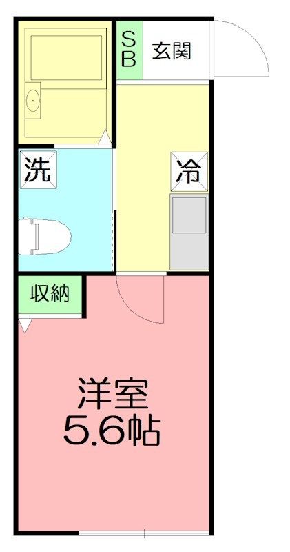 カインドネス厚木旭町 204号室 間取り